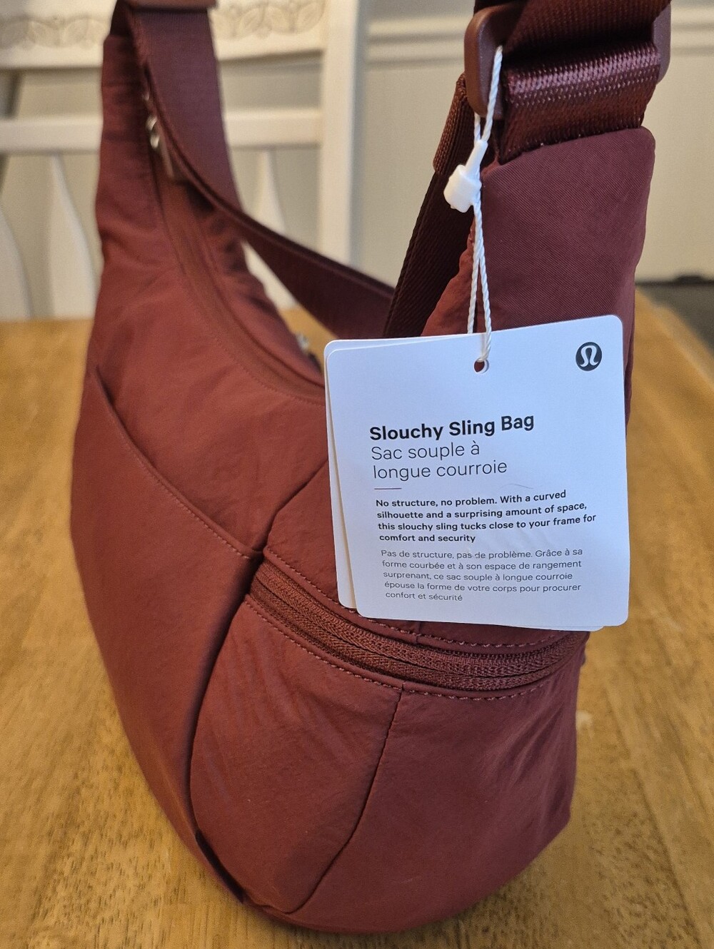 Lululemon Cranberry Charm Slouchy Sling crossbody bag & Wallet Dual Wristlet Set - Picture 3 of 11